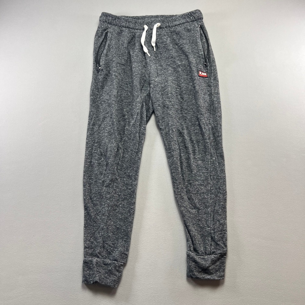 Wwe By Tapout Jogger Pants Women Medium Charcoal Gray Space Dye Athletic Running